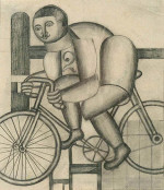 M. Włodarski, Rowerzysta, ok. 1926