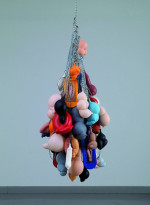 Aleksandra Ska, Spinka, 2006, silicon, metal, instalacja