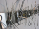Aleksandra Ska, 3×U, 4, 2005, silicon, metal, instalacja