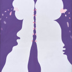 J. Dobkowski, The Gate of Love, 1971, oil, canvas, 198 cm x 145 cm