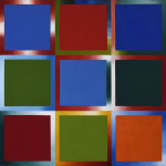 S. Gierowski, CCCXIX, 1974, olej, płótno, 155 cm x 155 cm