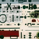J. Tarasin, Gazeta, 1993, olej, płótno, 140 cm x 110 cm
