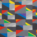 J. Pamuła, Zbiory barwne, 1978, akryl na płótnie, 133 x 152 cm, fragment