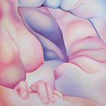 Agata Przyżycka, Delikatne kolory płowieją w słońcu, olej na płótnie, 180x150 cm, 2024